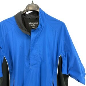DryJoys by‎ FootJoy Golf Pullover Jacket Windbreaker Rain Blue Pre-Owned Mens XL